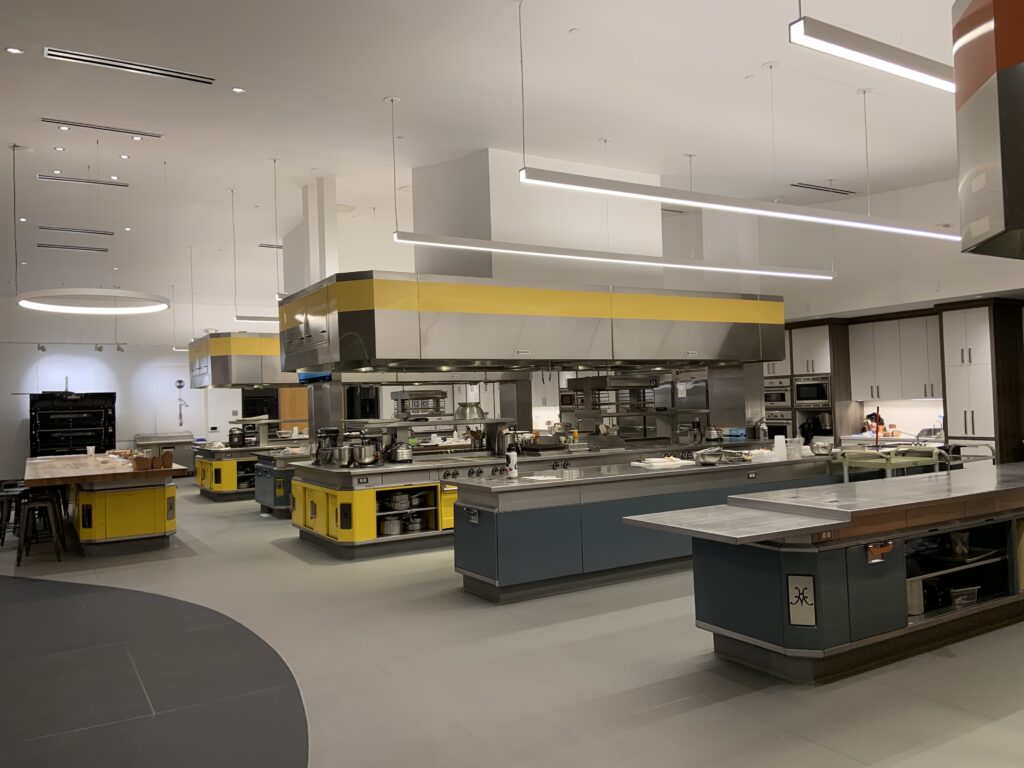 Cocina industrial profesional moderna